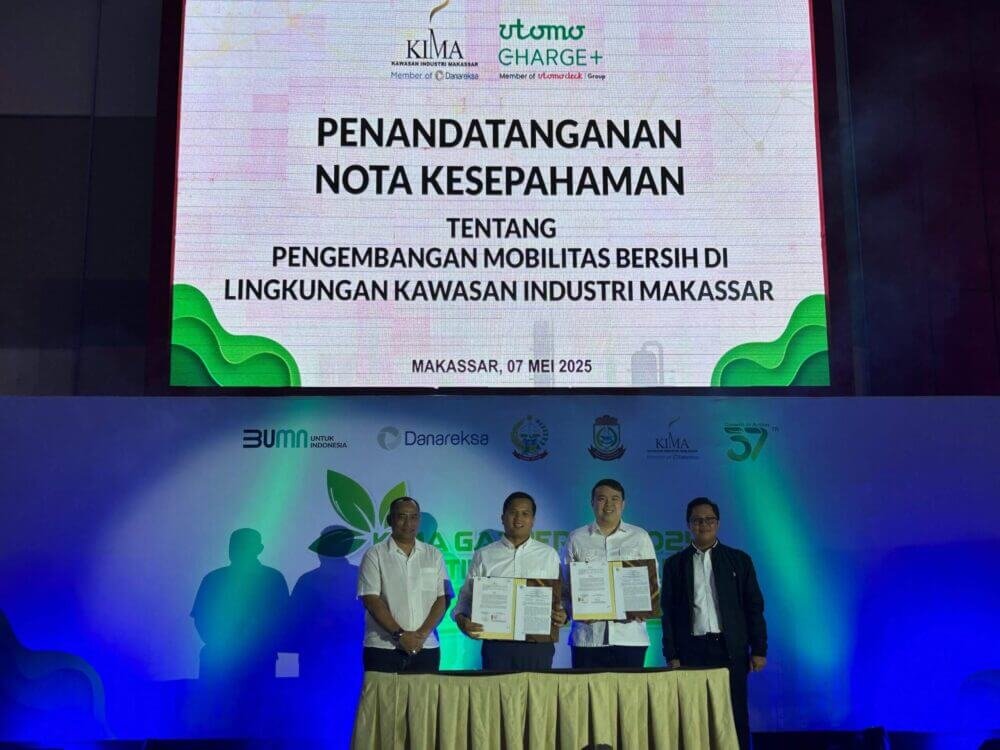 Lini Bisnis Utomodeck Group Gandeng PT KIMA, Dorong Mobilitas Bersih di Kawasan Industri Makassar